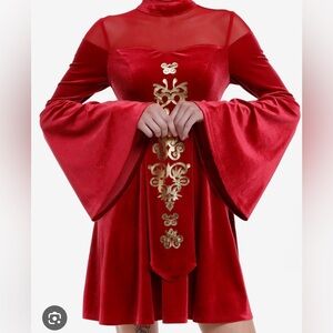 Her Universe 1X Queen Amidala Star Wars Bell Sleeve Mini Dress NWT
